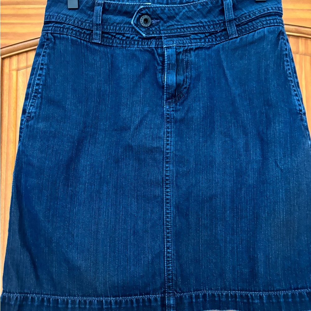 AG Adriano Goldschmied Peony Denim Skirt